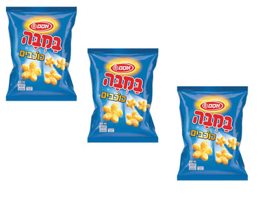 3X Bamba Stars Osem Israeli Peanut Butter Snack Puffs Original Taste 80gr - KOSHERTOP